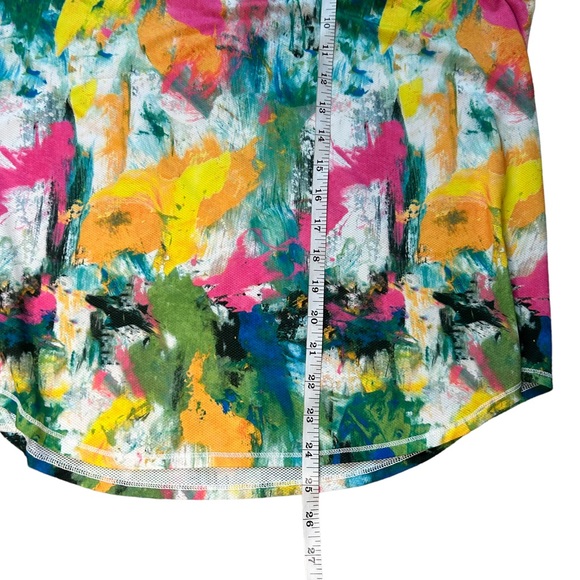 Lululemon High-Neck Running and Training T-ShirtNo Limits White Multi size 8 - Picture 5 of 7